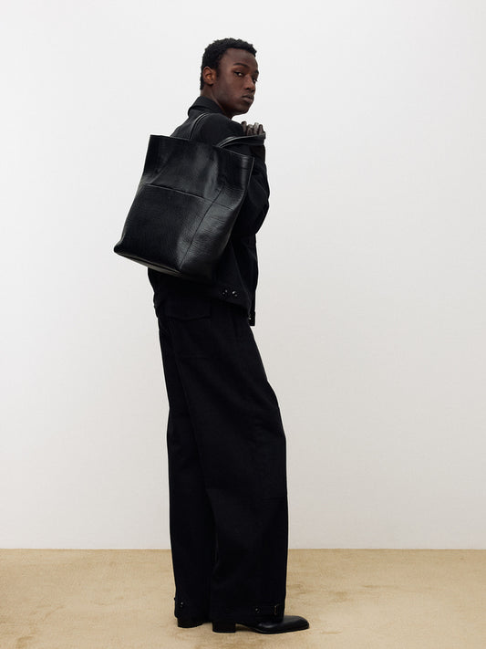 HEAVY TWILL COTTON BELTED MILITARY PANTS