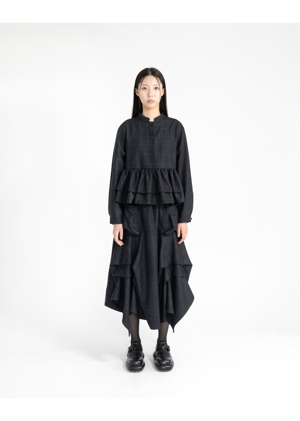 CHECK POCKET SKIRT