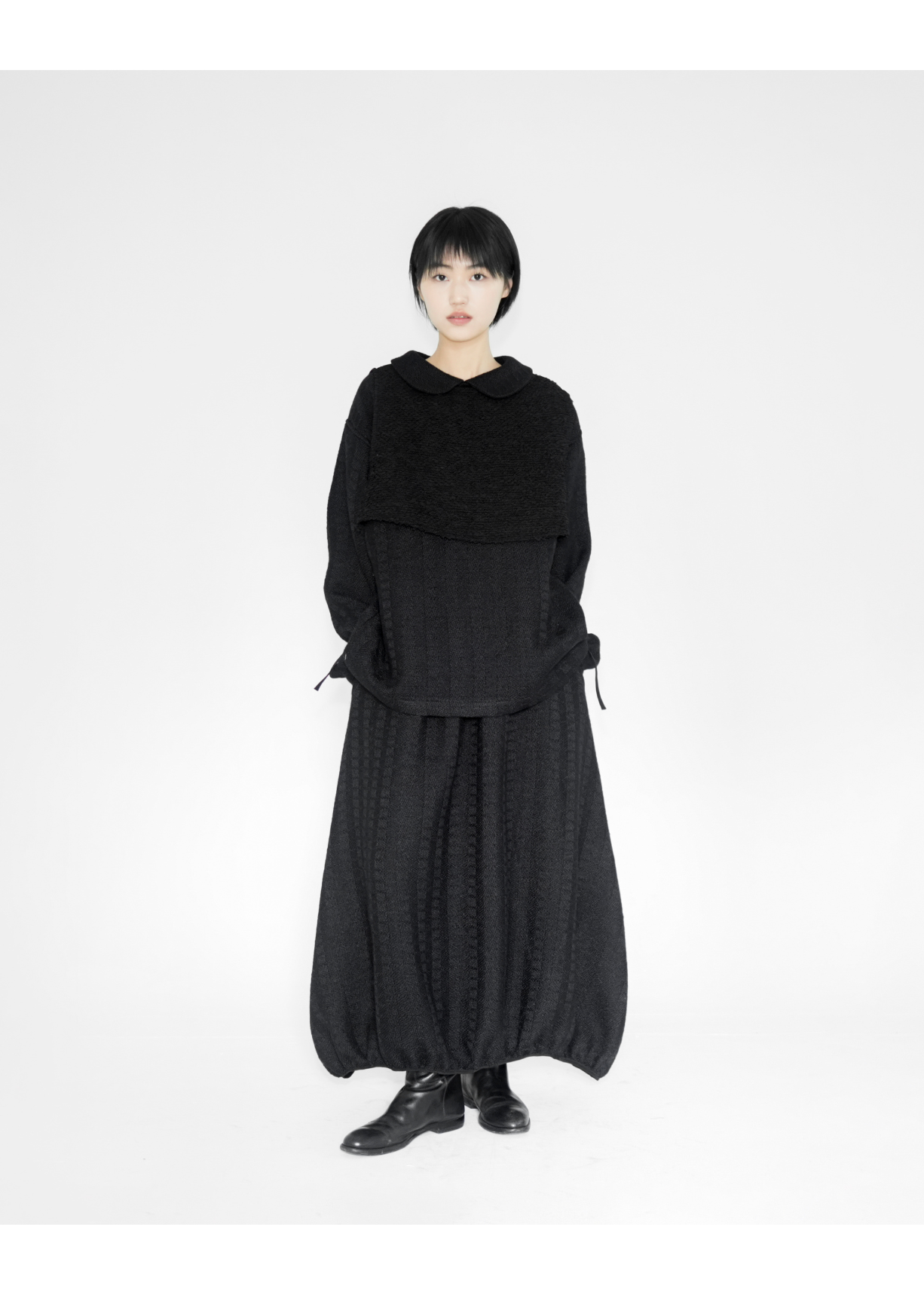 KNITTED BANDING SKIRT