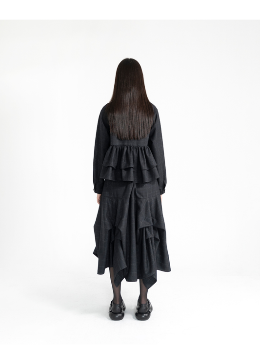 CHECK POCKET SKIRT