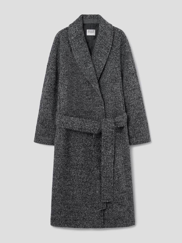 SHAWL COLLAR LONG COAT