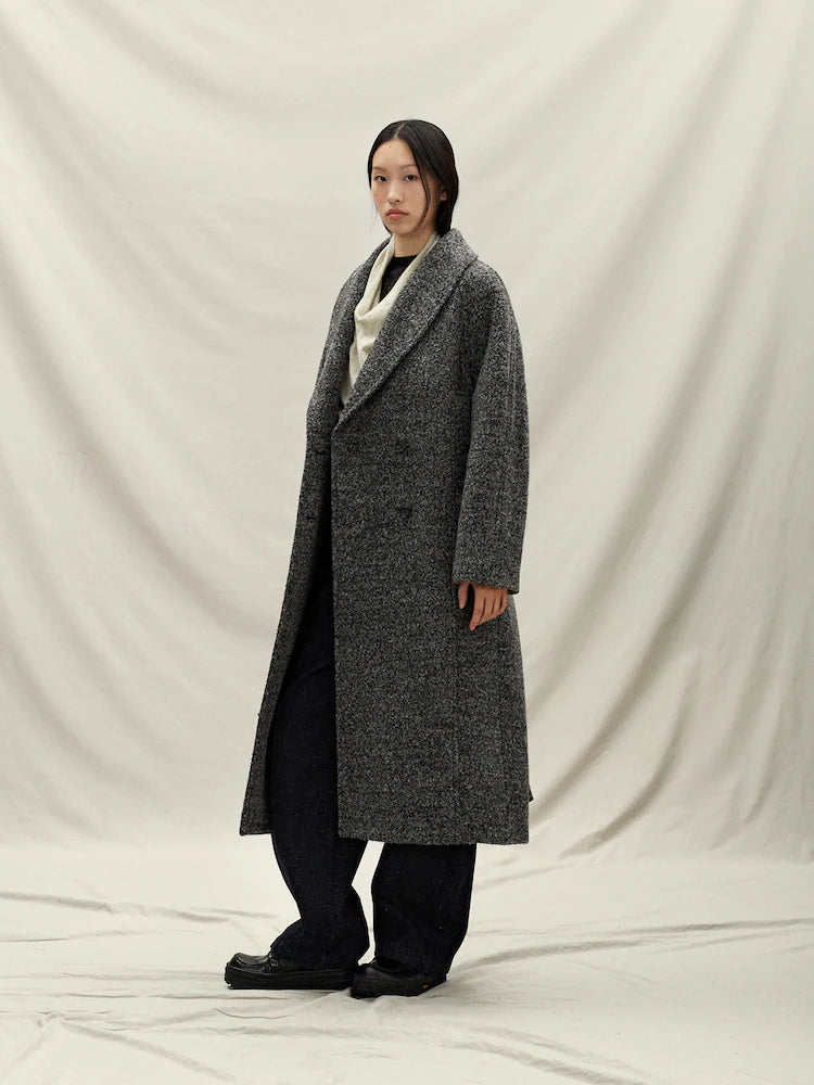 SHAWL COLLAR LONG COAT