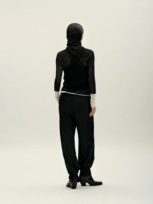 TWISTED BACK KNIT TANK