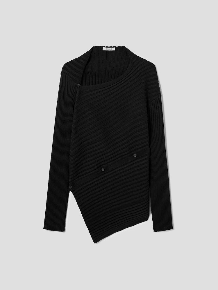 RIBBED SNAKE CARDIGAN