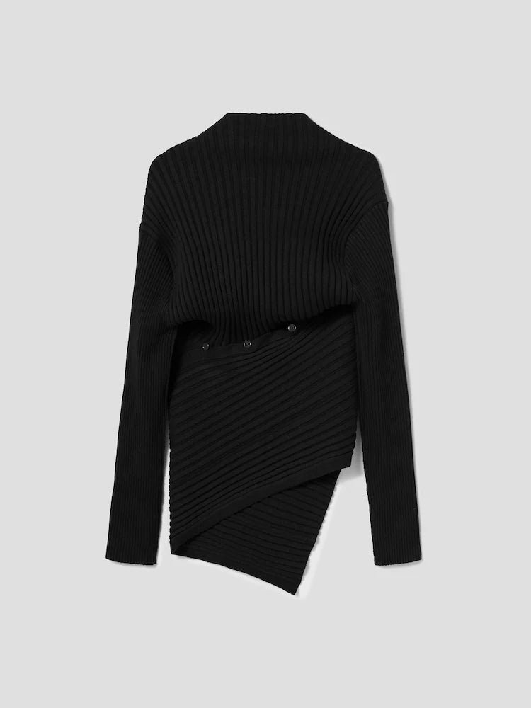 RIBBED SNAKE CARDIGAN