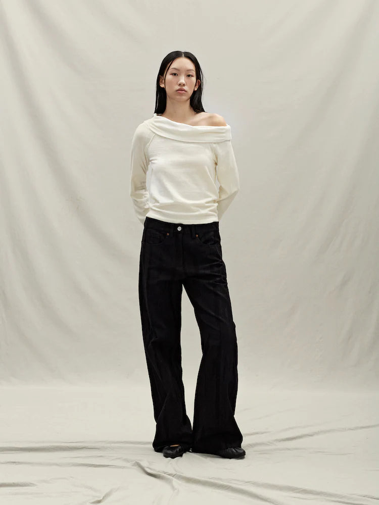 OFF SHOULDER PULLOVER