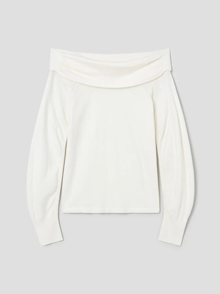 OFF SHOULDER PULLOVER