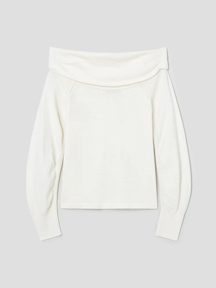 OFF SHOULDER PULLOVER
