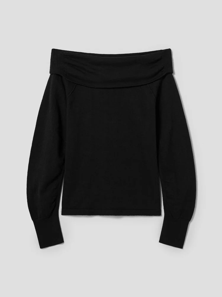 OFF SHOULDER PULLOVER