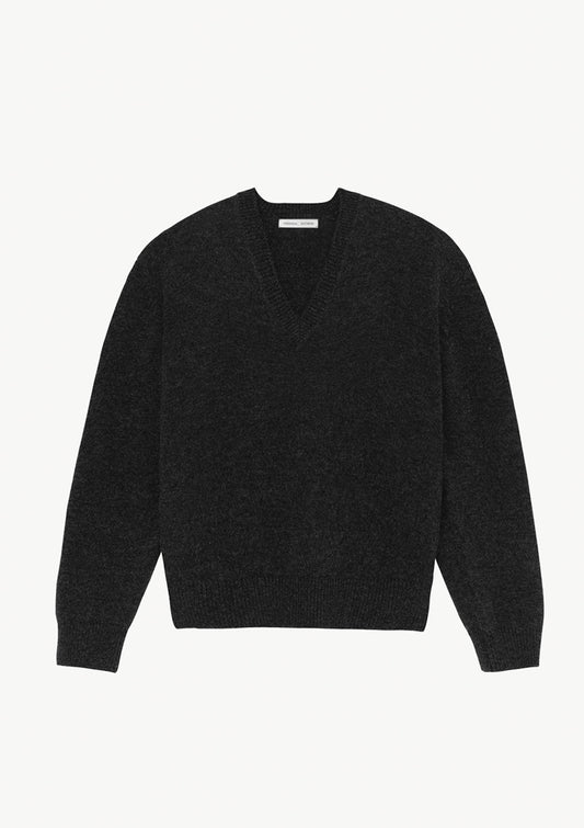 DEEP V-NECK KNIT