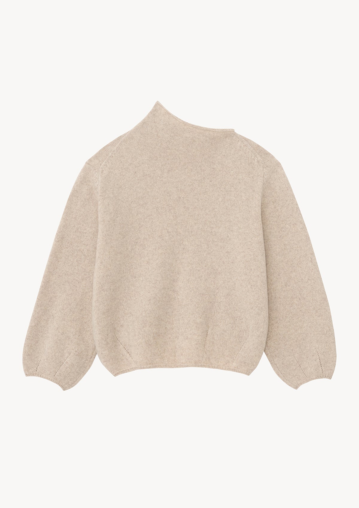 OBLIQUE NECK KNIT