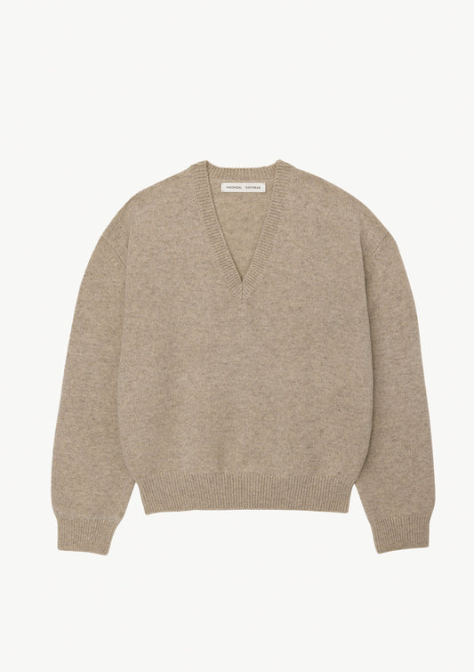 DEEP V-NECK KNIT