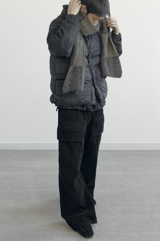 ETHNIC PATTERN MUFFLER CHECKBOARD