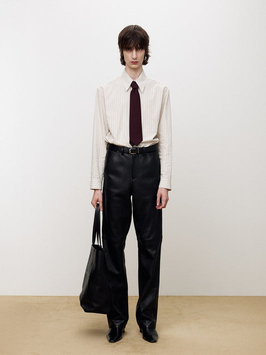 BRUSHED COTTON MULTI STRIPE SHIRT