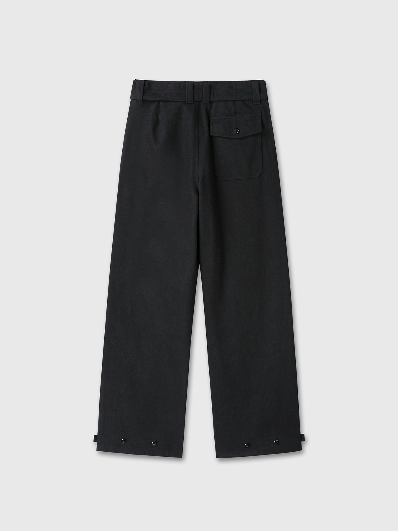HEAVY TWILL COTTON BELTED MILITARY PANTS