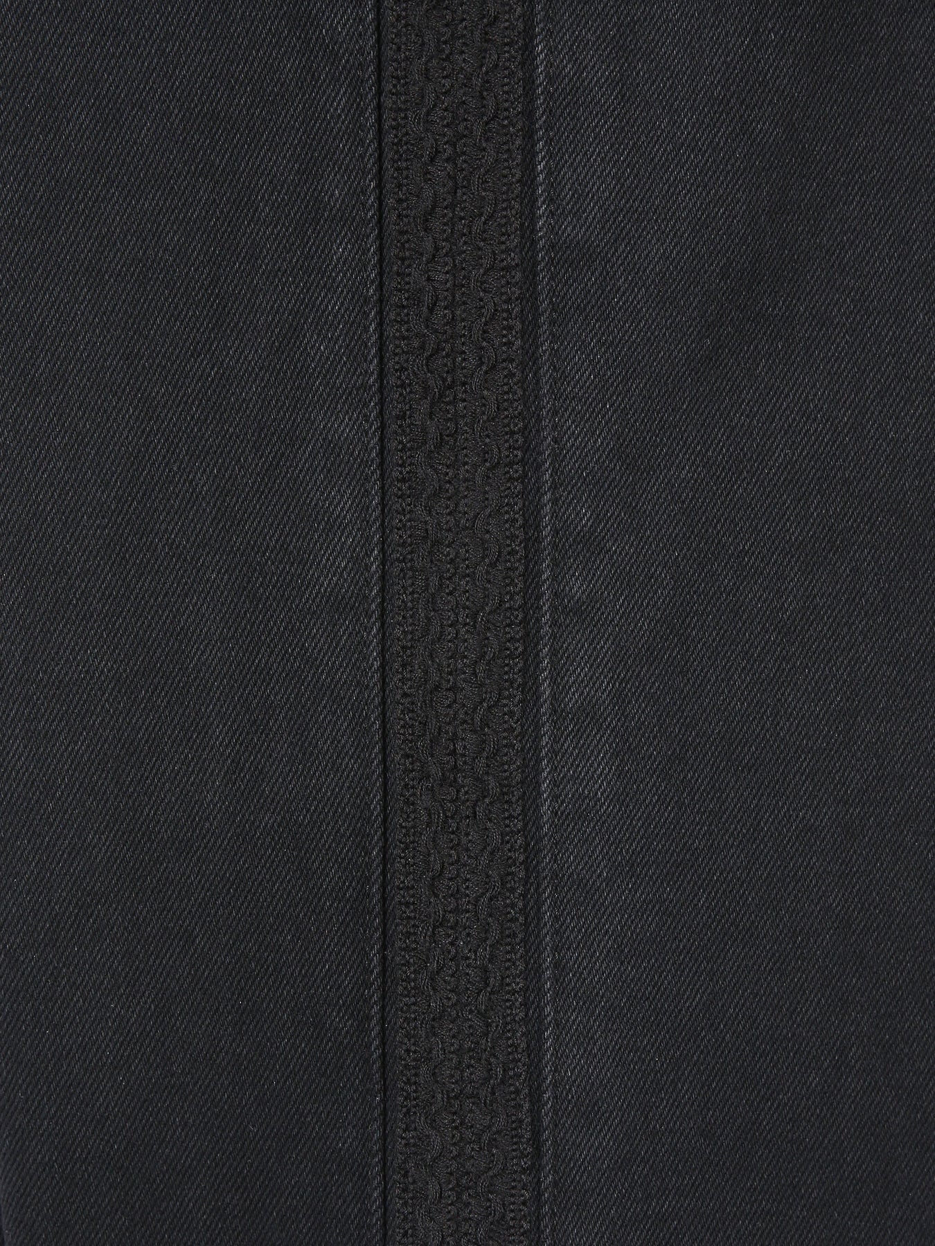 SIDE PANEL LACE TRIMMED DENIM JEANS