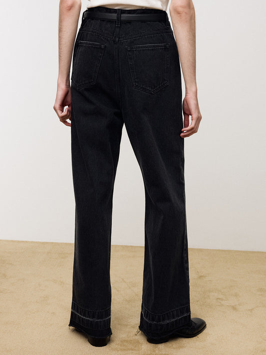 WIDE LEG DENIM JEANS