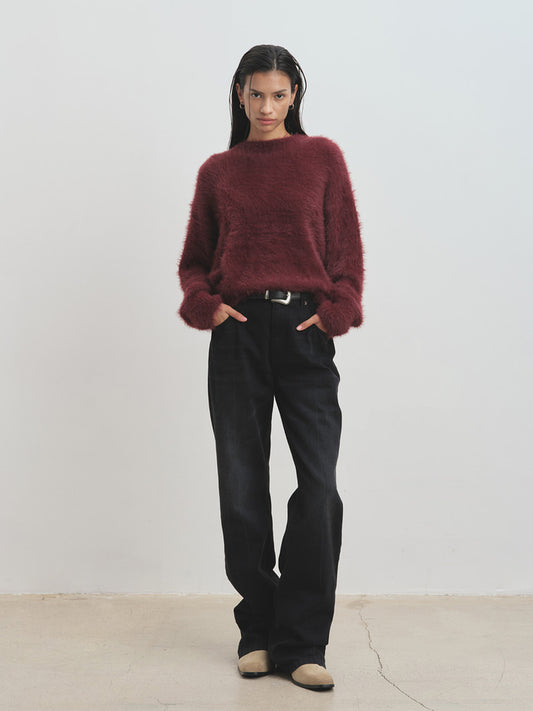 FLARED LEG DENIM JEANS