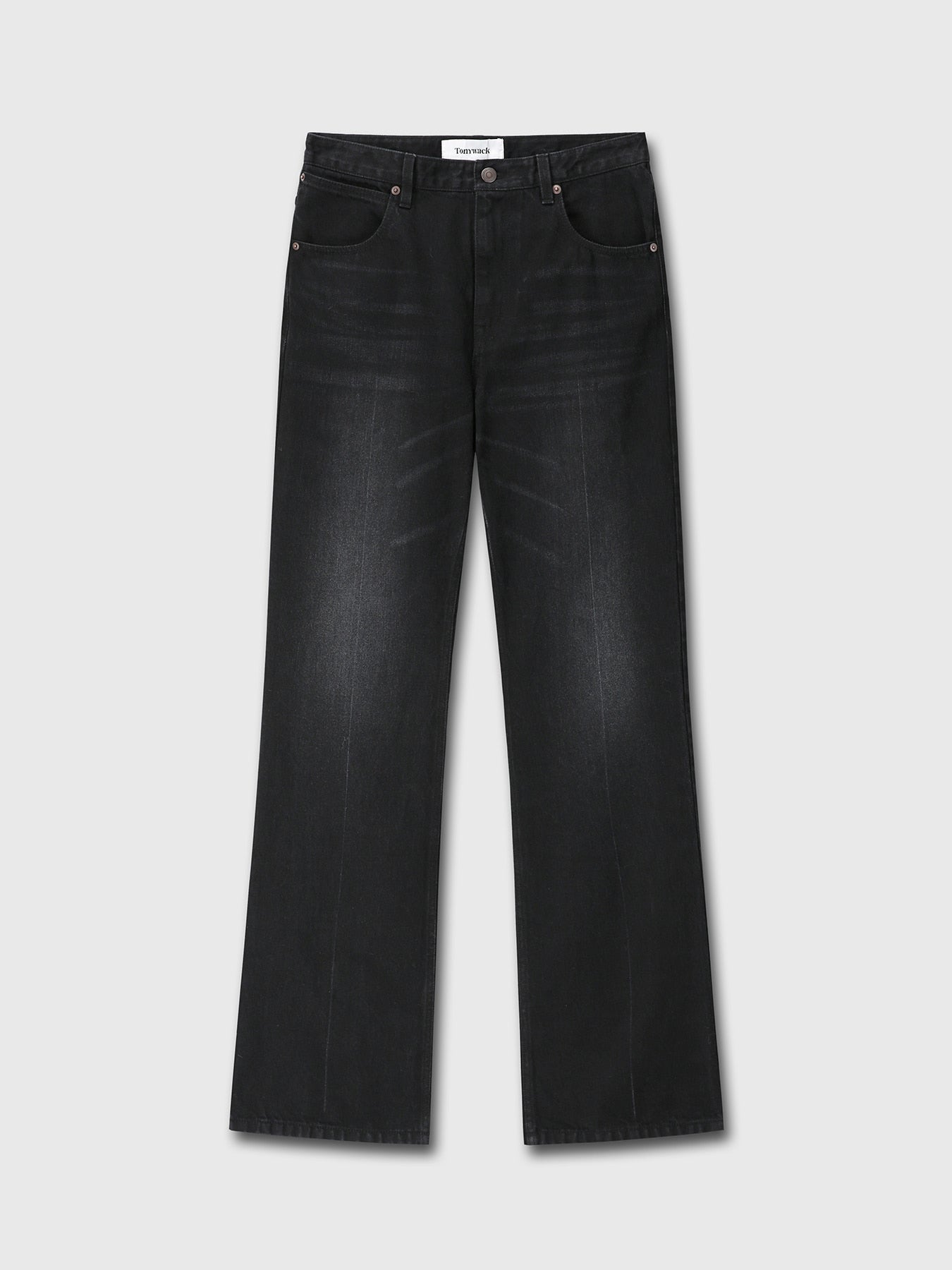 FLARED LEG DENIM JEANS