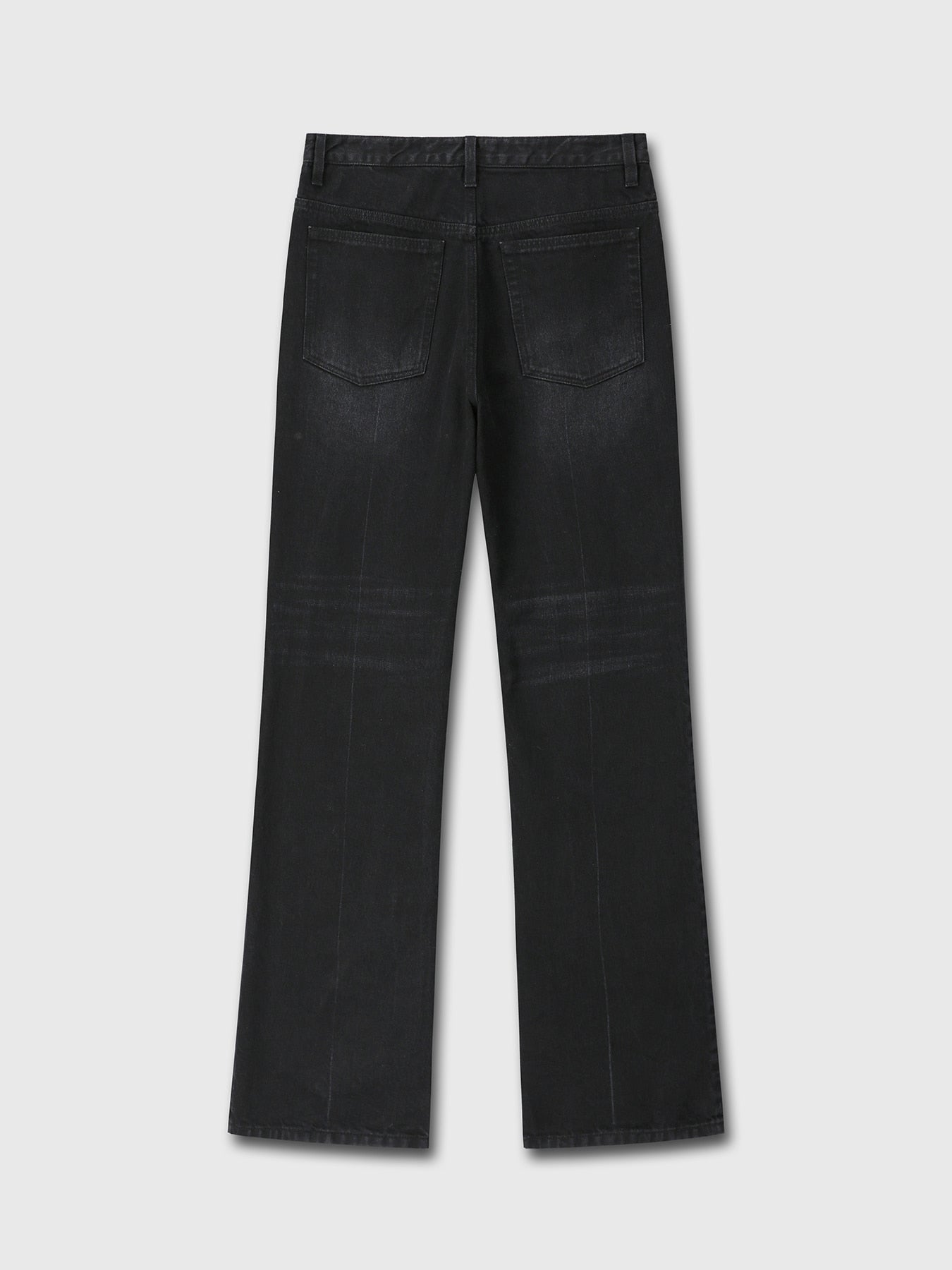 FLARED LEG DENIM JEANS