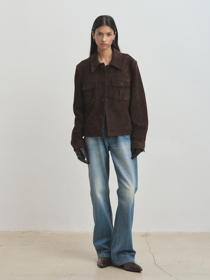 SUEDE TRUCKER JACKET