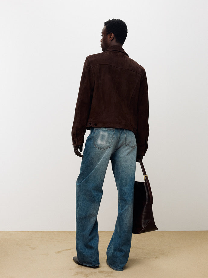 SUEDE TRUCKER JACKET