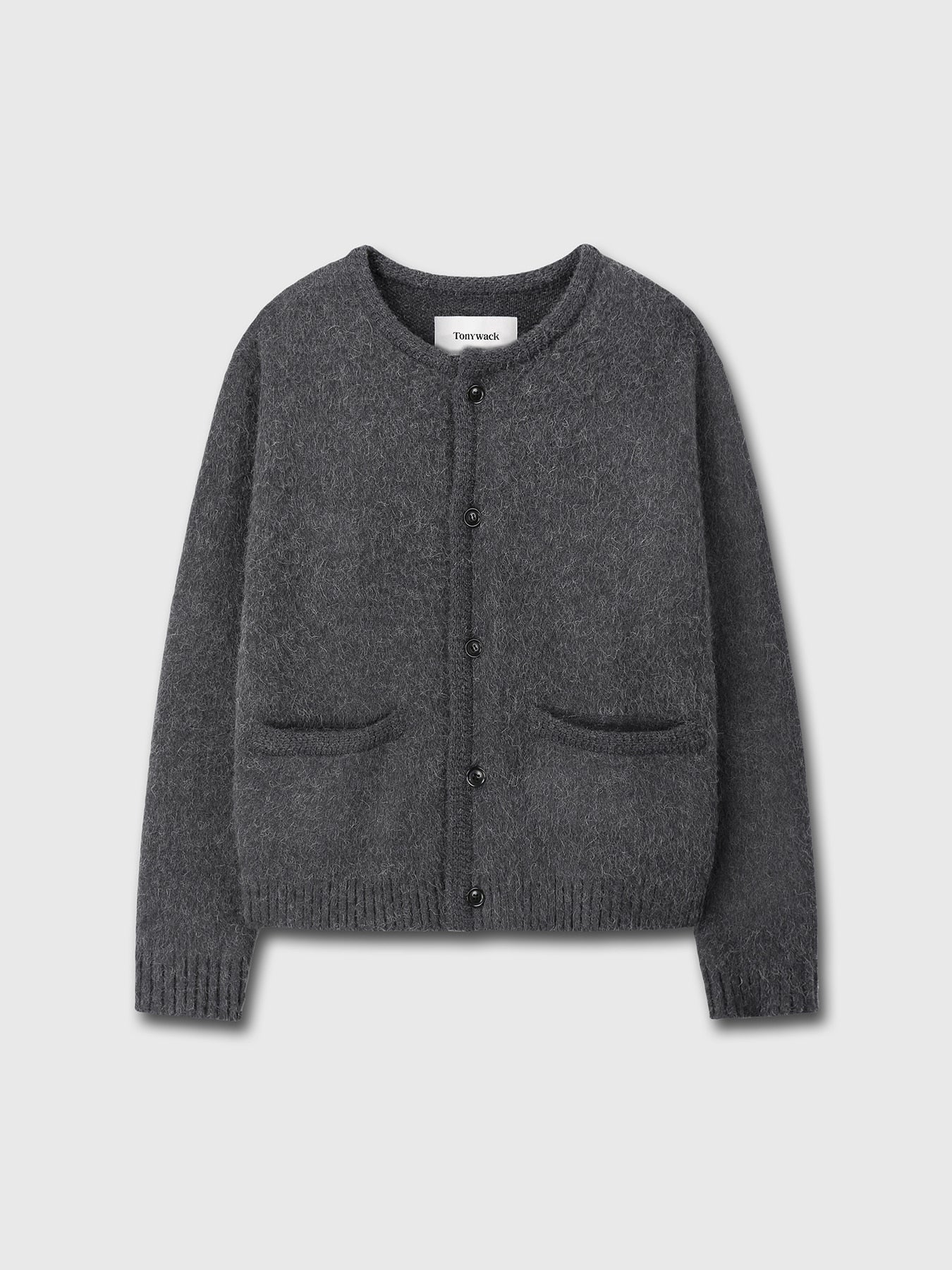 ALPACA JACQUARD KNITTED BLOUSON