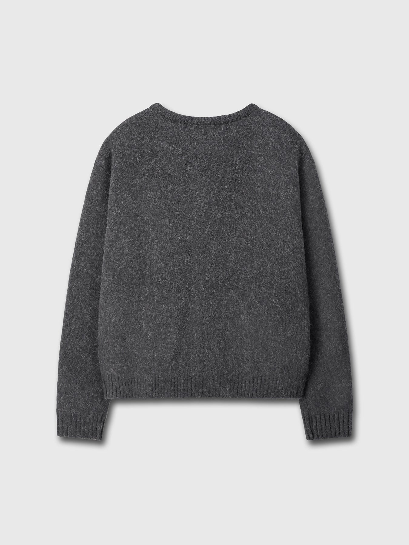 ALPACA JACQUARD KNITTED BLOUSON