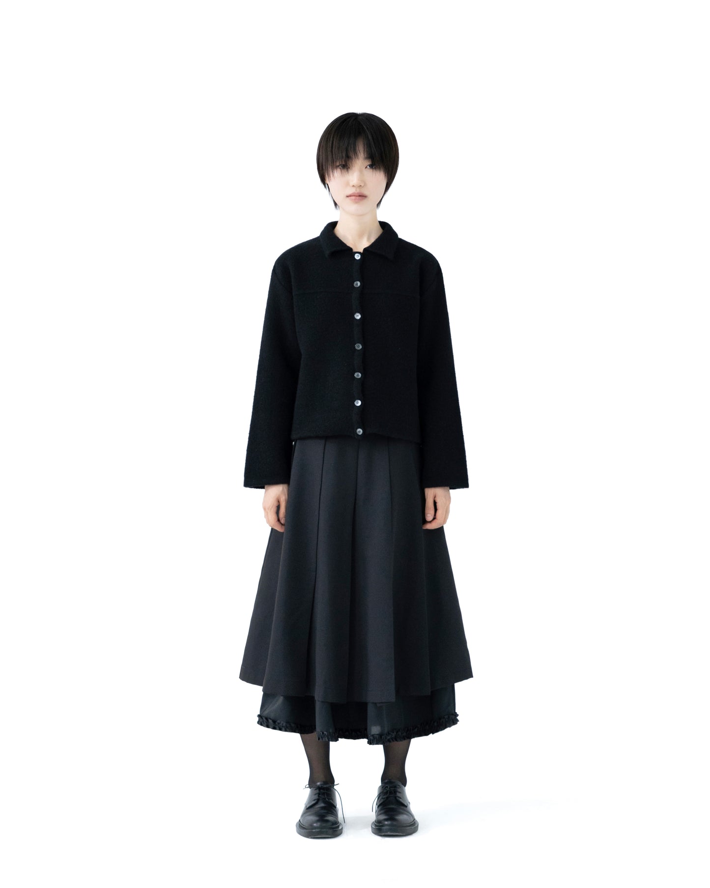CLASSIC COLLAR KNIT CARDIGAN