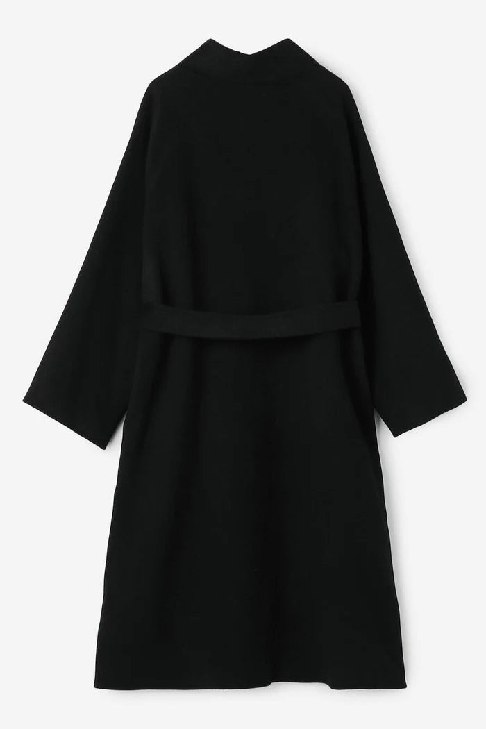 HIGH NECK HANDMADE LONG COAT