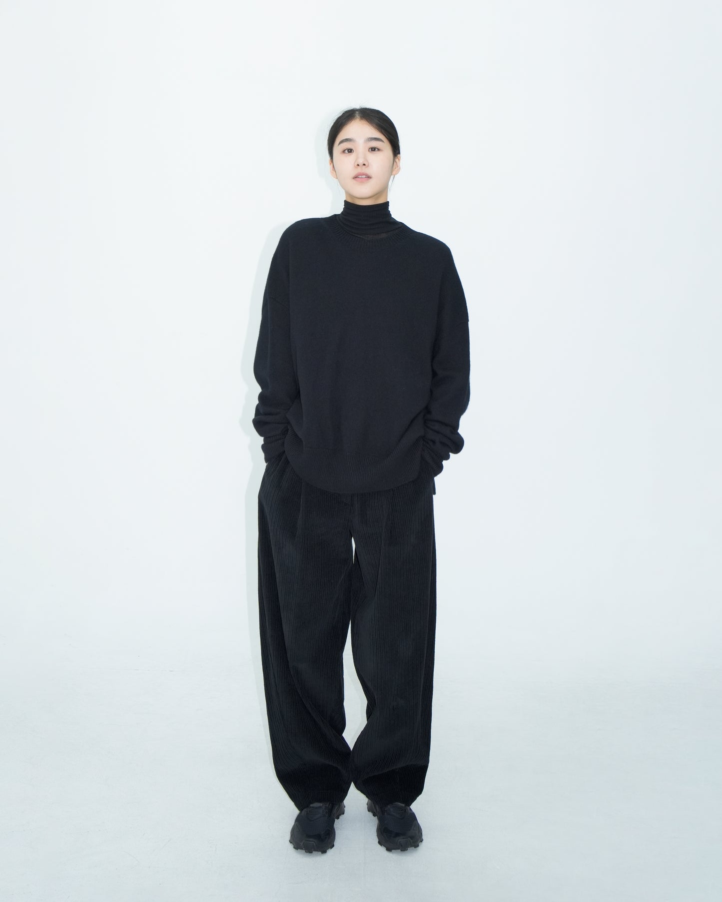 LOOSE FIT RIB KNIT