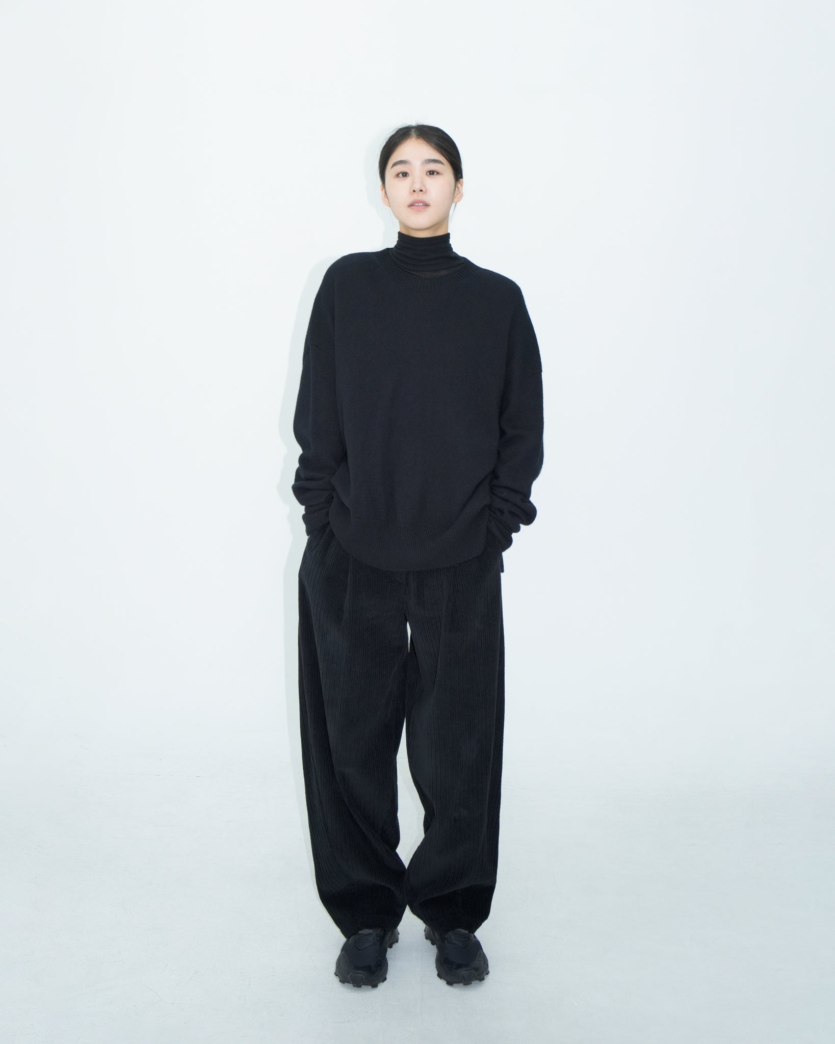 LOOSE FIT RIB KNIT