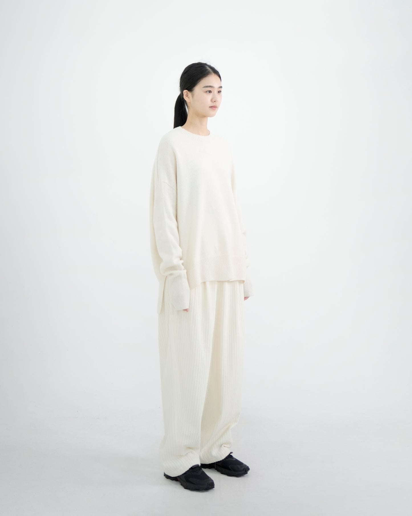 LOOSE FIT RIB KNIT