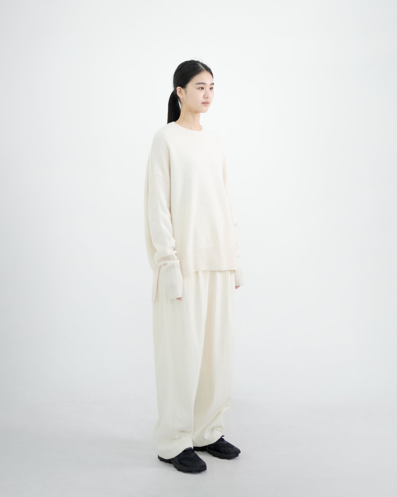 LOOSE FIT RIB KNIT