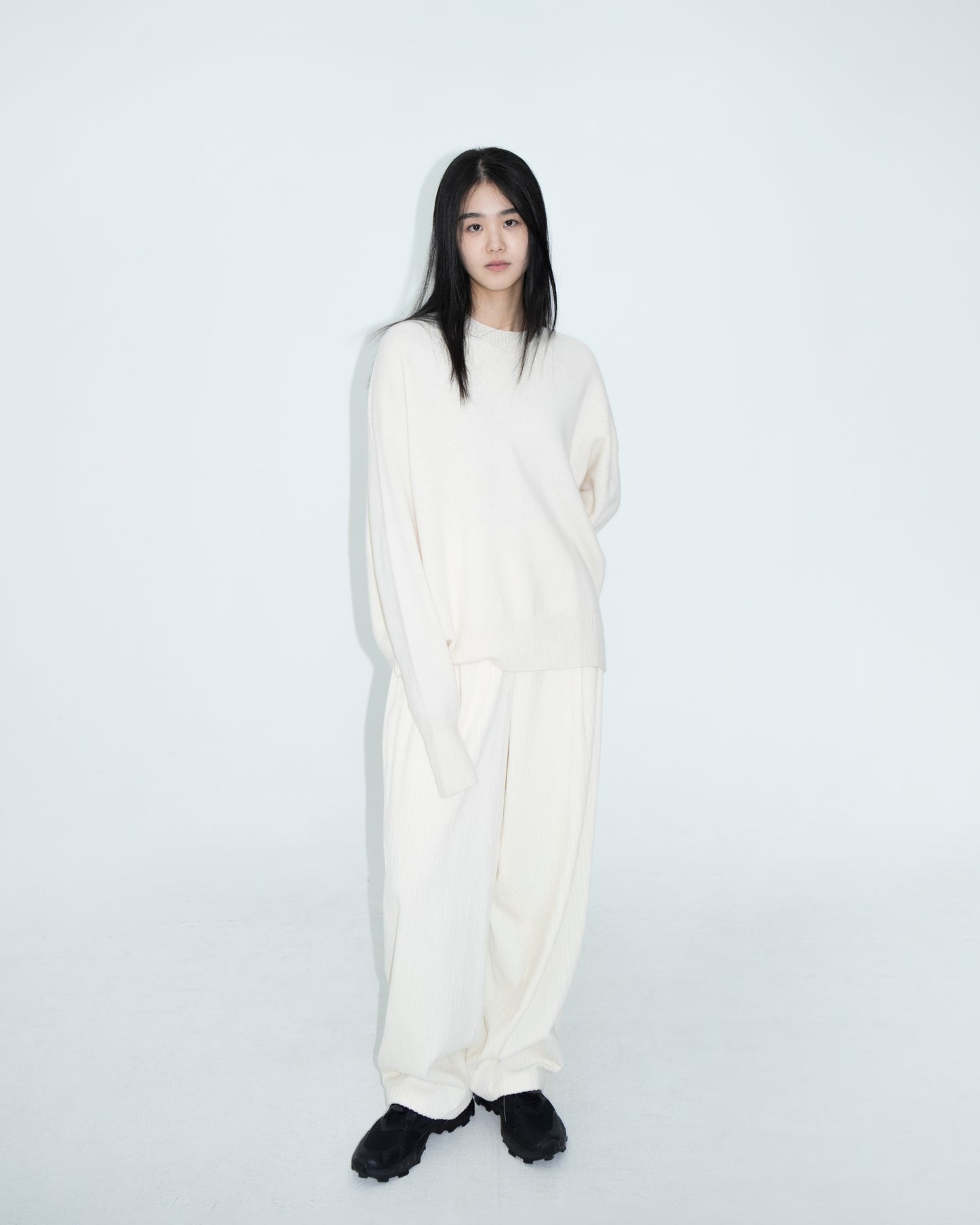 LOOSE FIT RIB KNIT