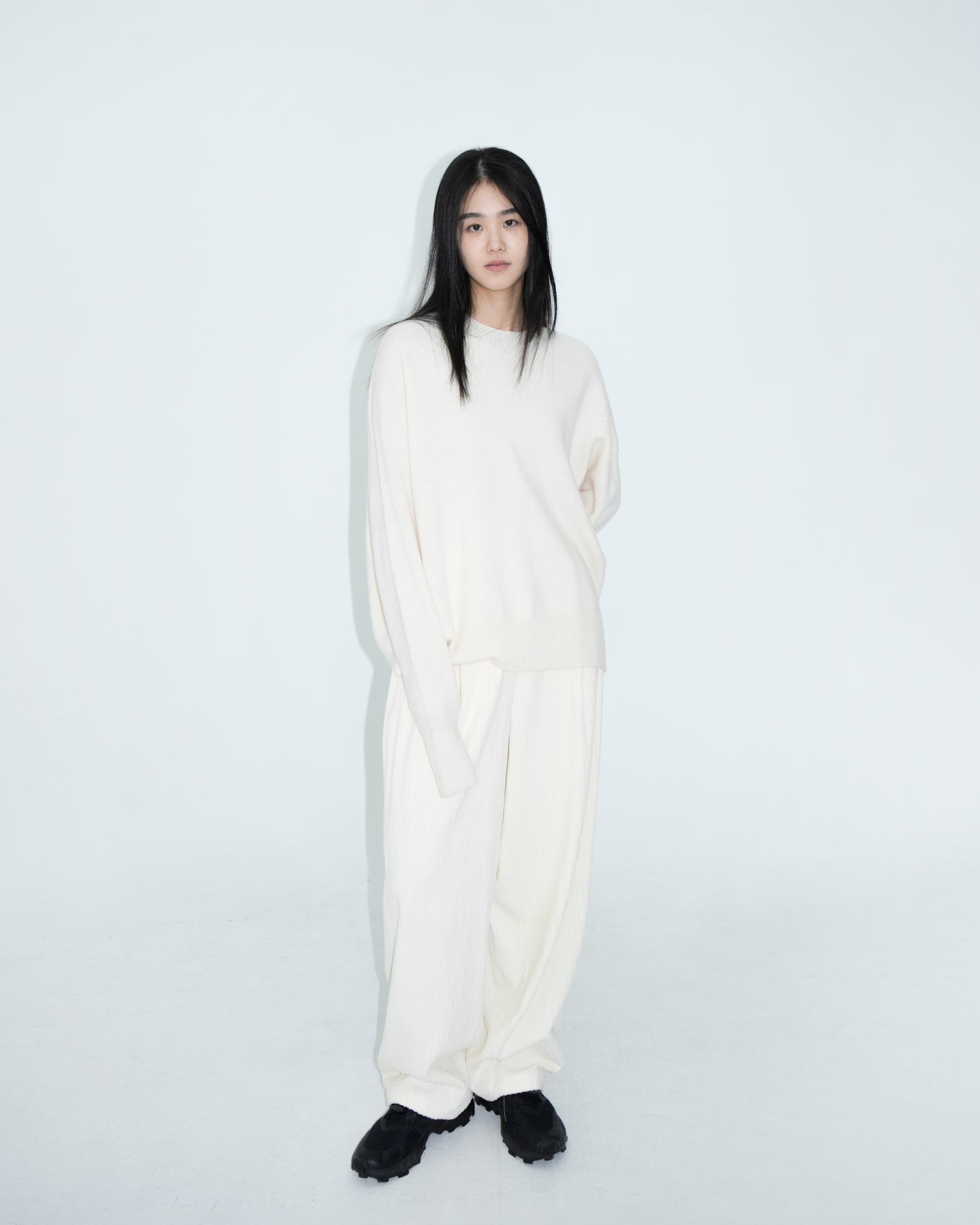 LOOSE FIT RIB KNIT
