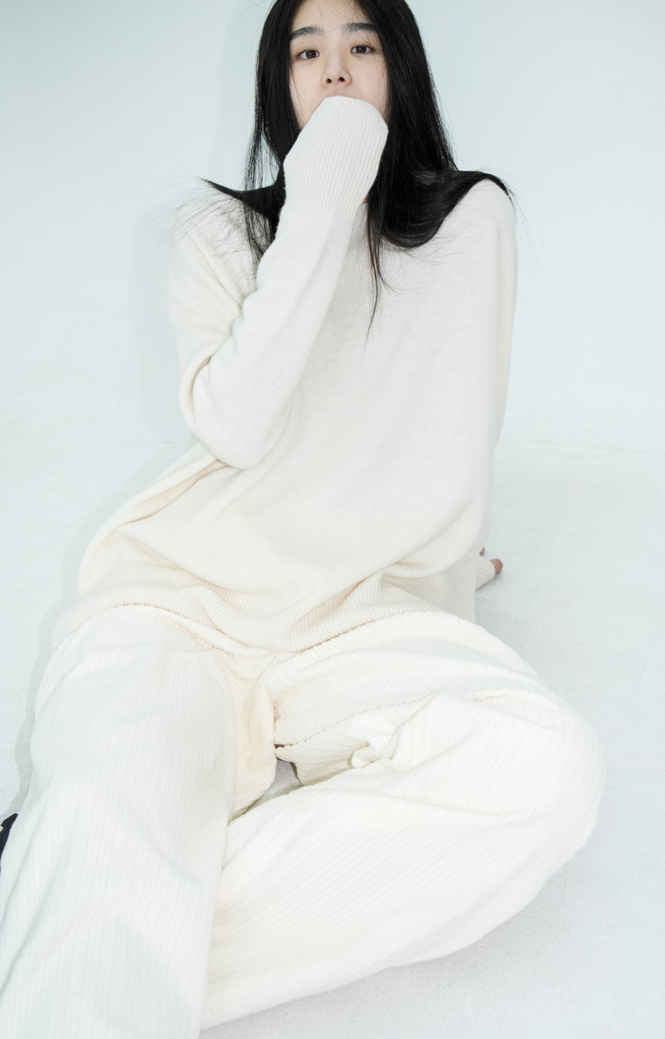 LOOSE FIT RIB KNIT