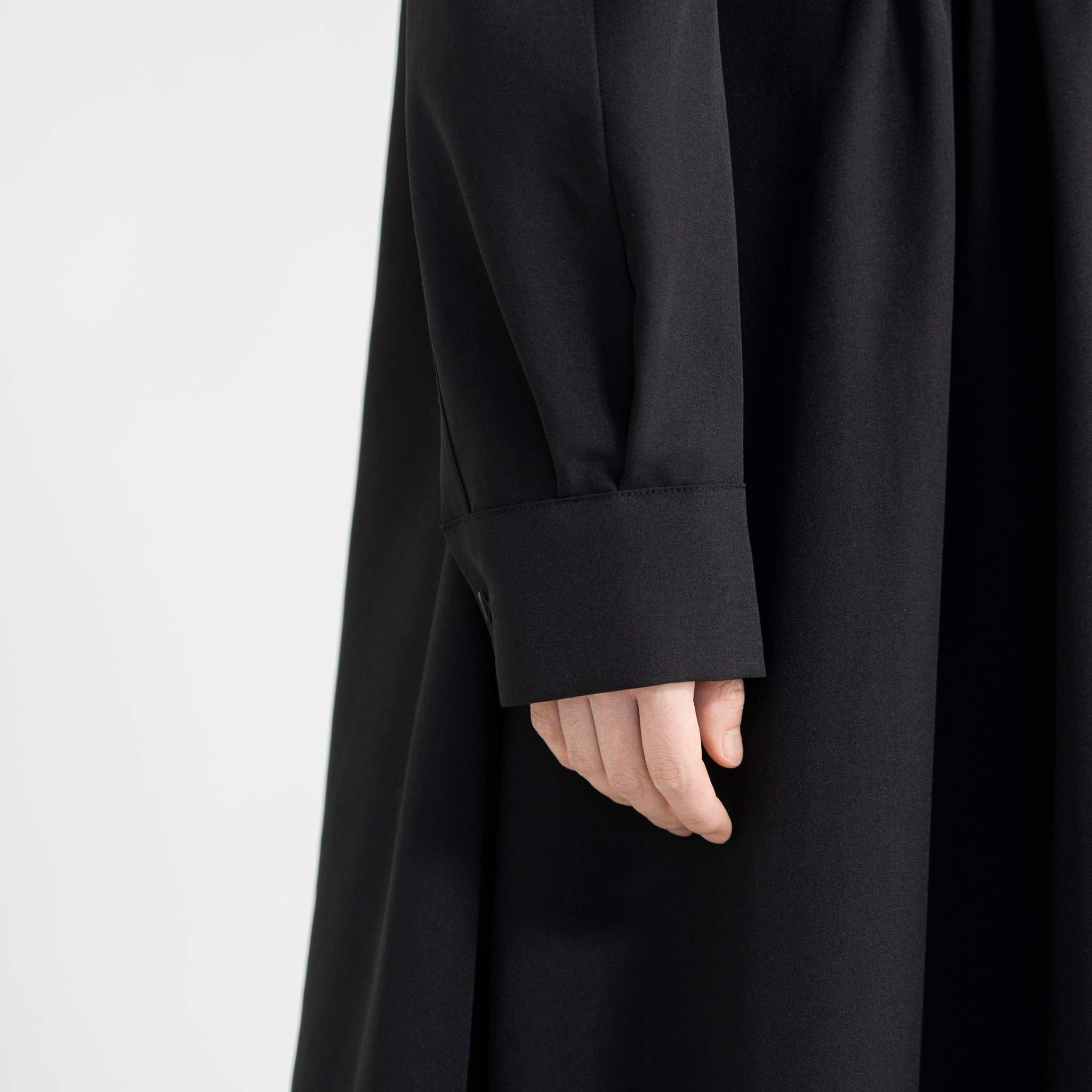 PINTUCK MOSS DRESS