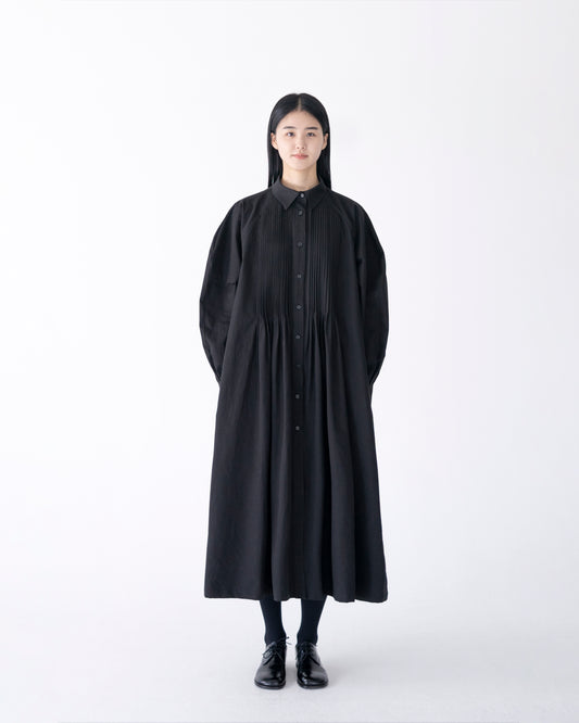 PINTUCK SHIRT DRESS