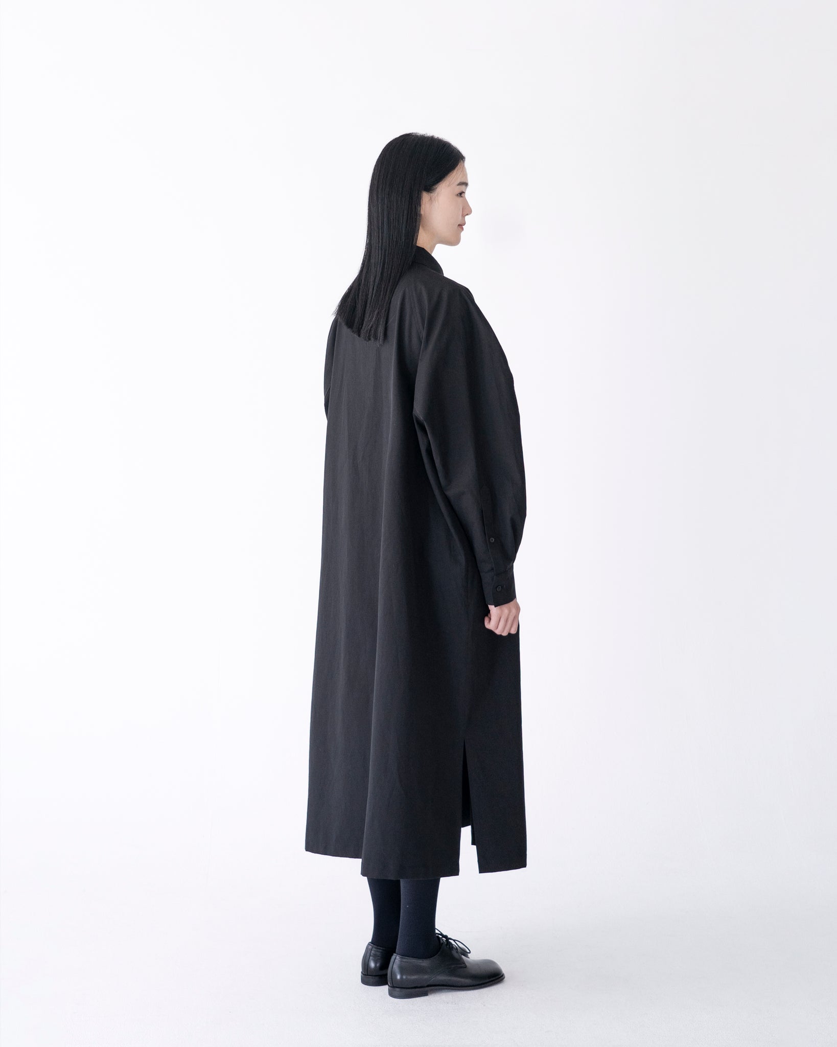 PINTUCK SHIRT DRESS