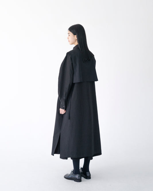 PINTUCK SHIRT DRESS