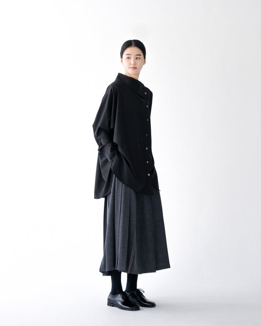 SIDEWAY COLLAR SHIRT